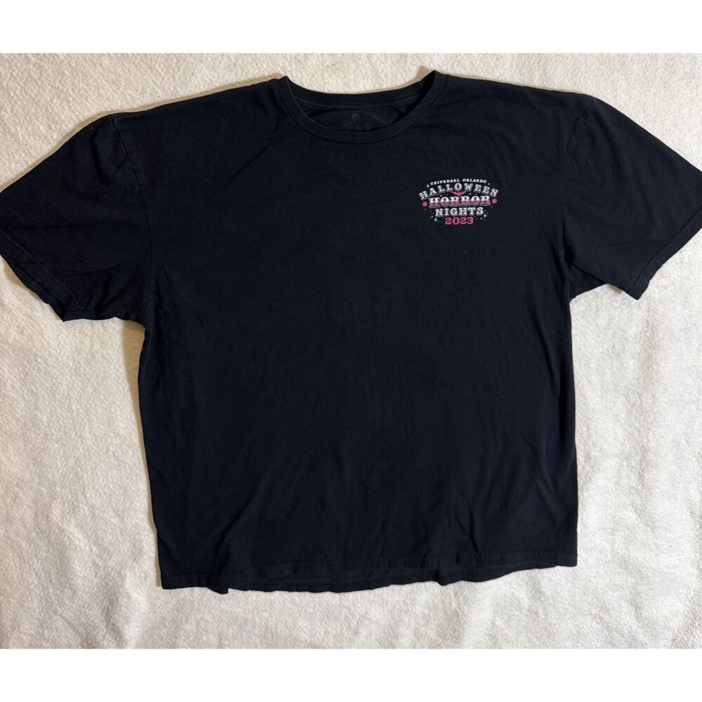 Universal Studios Halloween Horror Nights 2023 Graphic T-shirt Men XLarge Black